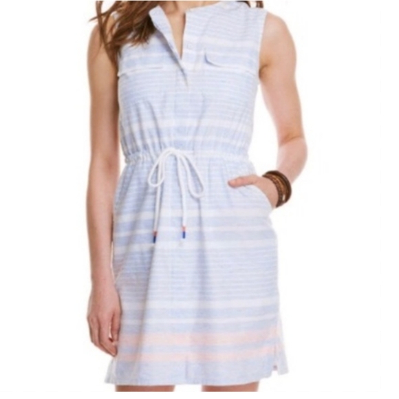 Vineyard Vines Dresses & Skirts - Vineyard Vine Sleeveless Striped Dress